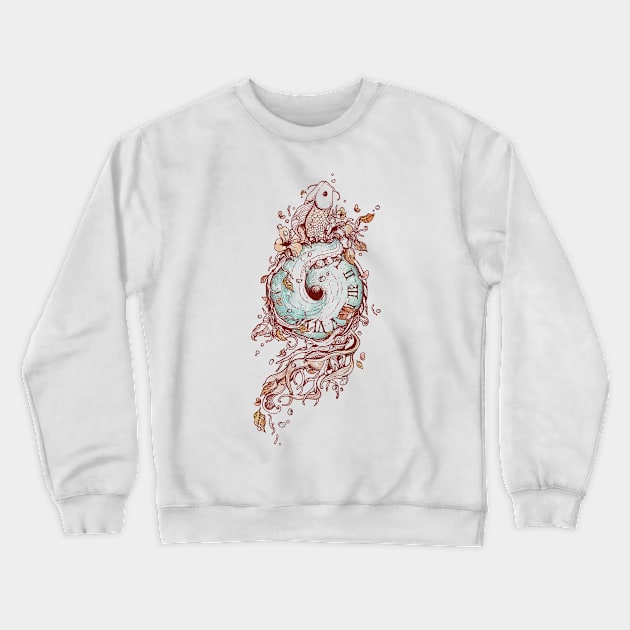 A Temporal Existence Crewneck Sweatshirt by normanduenas